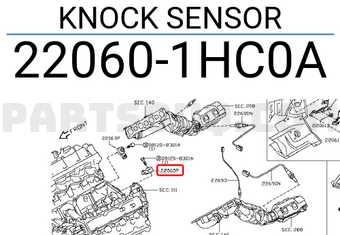 Nissan 220601HC0A KNOCK SENSOR