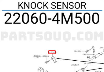 Nissan 220604M500 KNOCK SENSOR