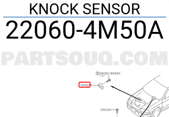Nissan 220604M50A KNOCK SENSOR