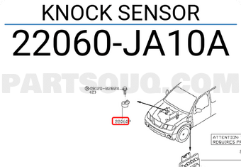 Nissan 22060JA10A KNOCK SENSOR