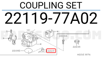 Nissan 2211977A02 COUPLING SET