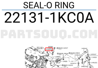 Nissan 221311KC0A SEAL-O RING