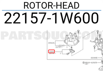 Nissan 221571W600 ROTOR-HEAD