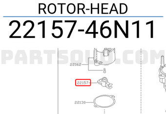 Nissan 2215746N11 ROTOR-HEAD