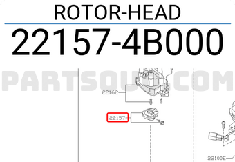 Nissan 221574B000 ROTOR-HEAD