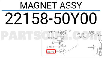 Nissan 2215850Y00 MAGNET ASSY