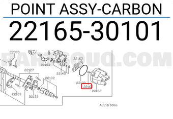 Nissan 2216530101 POINT ASSY-CARBON
