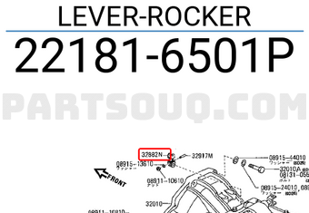 Nissan 221816501P LEVER-ROCKER