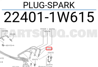 Nissan 224011W615 PLUG-SPARK