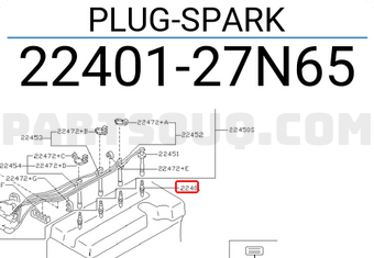 Nissan 2240127N65 PLUG-SPARK