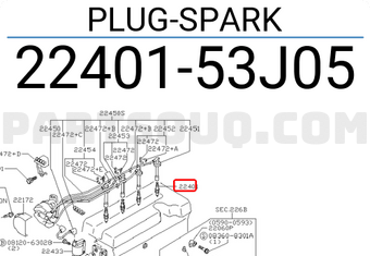 Nissan 2240153J05 PLUG-SPARK