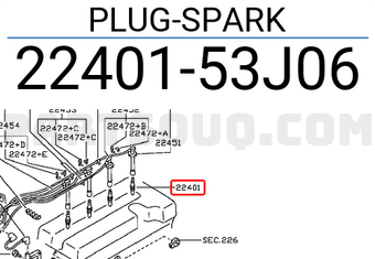 Nissan 2240153J06 PLUG-SPARK