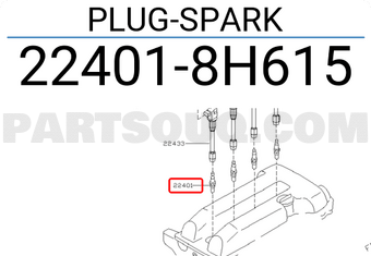 Nissan 224018H615 PLUG-SPARK