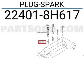 Nissan 224018H617 PLUG-SPARK