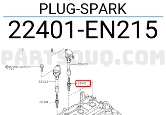 Nissan 22401EN215 PLUG-SPARK