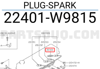 Nissan 22401W9815 PLUG-SPARK