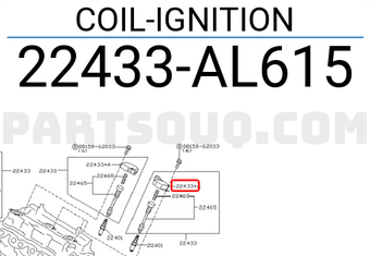 Nissan 22433AL615 COIL-IGNITION