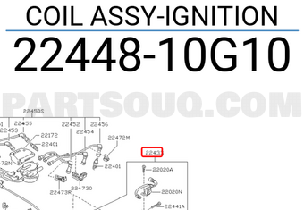 Nissan 2244810G10 COIL ASSY-IGNITION