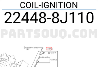 Nissan 224488J110 COIL-IGNITION