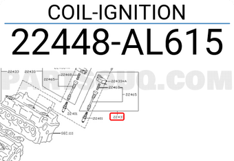 Nissan 22448AL615 COIL-IGNITION