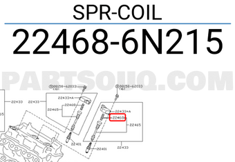 Nissan 224686N215 SPR-COIL