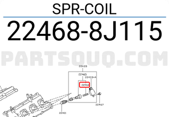 Nissan 224688J115 SPR-COIL