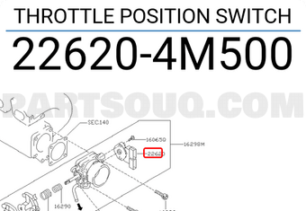 Nissan 226204M500 THROTTLE POSITION SWITCH