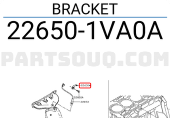 Nissan 226501VA0A BRACKET