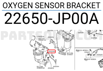 Nissan 22650JP00A OXYGEN SENSOR BRACKET