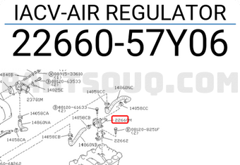 Nissan 2266057Y06 IACV-AIR REGULATOR
