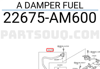 Nissan 22675AM600 A DAMPER FUEL