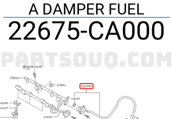 Nissan 22675CA000 A DAMPER FUEL