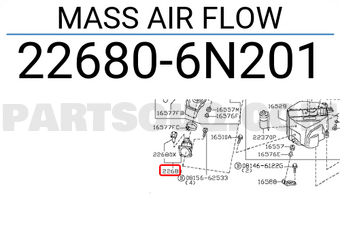 Nissan 226806N201 MASS AIR FLOW
