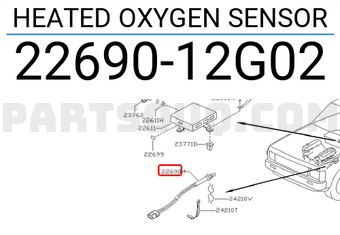 Nissan 2269012G02 HEATED OXYGEN SENSOR
