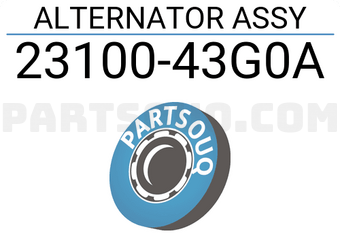 Nissan 2310043G0A ALTERNATOR ASSY