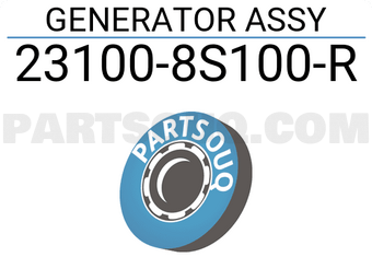 Nissan 231008S100R GENERATOR ASSY