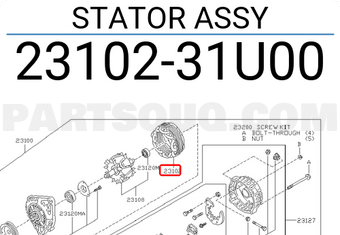 Nissan 2310231U00 STATOR ASSY