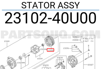 Nissan 2310240U00 STATOR ASSY