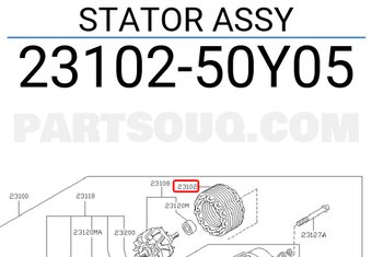 Nissan 2310250Y05 STATOR ASSY