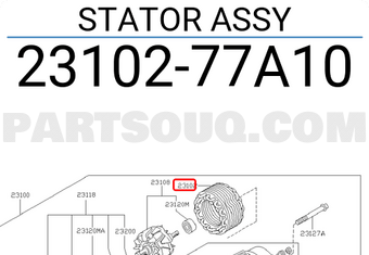 Nissan 2310277A10 STATOR ASSY