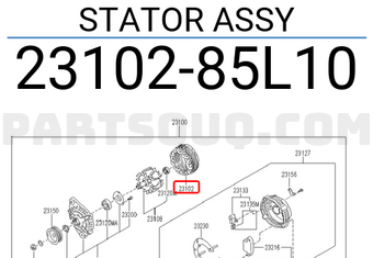 Nissan 2310285L10 STATOR ASSY