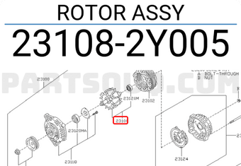 Nissan 231082Y005 ROTOR ASSY