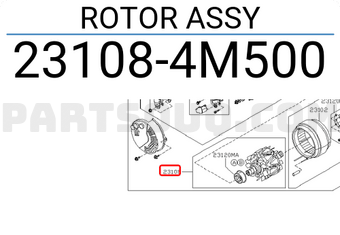 Nissan 231084M500 ROTOR ASSY
