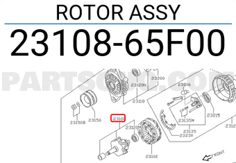 Nissan 2310865F00 ROTOR ASSY