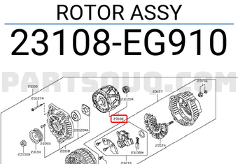 Nissan 23108EG910 ROTOR ASSY