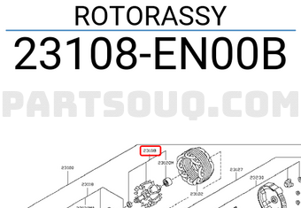Nissan 23108EN00B ROTORASSY