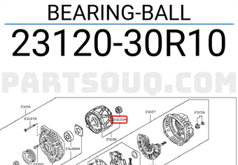 Nissan 2312030R10 BEARING-BALL