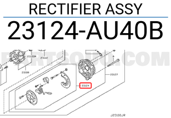 Nissan 23124AU40B RECTIFIER ASSY