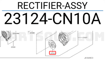 Nissan 23124CN10A RECTIFIER-ASSY