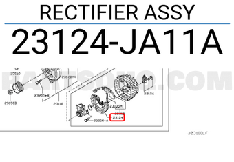 Nissan 23124JA11A RECTIFIER ASSY